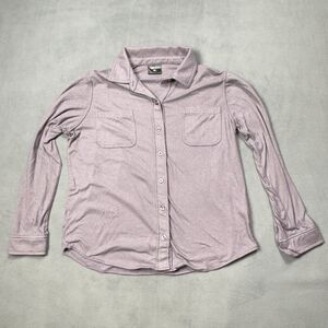 32 Degree Heat Dusty Purple Long Sleeve Soft Button Down S